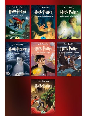 Pachet complet Harry Potter în limba Spaniolă.
