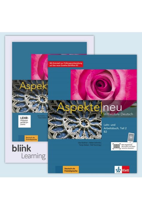 Aspekte neu B2 - Teil 2 - Media Bundle (Lehr- und Arbeitsbuch mit Audios inklusive Lizenzcode für das Lehr- und Arbeitsbuch mit interaktiven Übungen Teil 2)