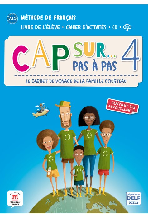 Cap sur… pas à pas 4, Livre de l’élève + Cahier d’activités + CD + MP3