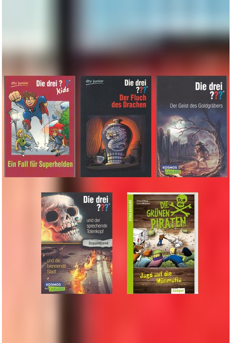 Pachet minibibliotecă Literatură în limba Germană, aventură - (5 cărți) Pachet minibibliotecă Literatură în limba Germană, aventură - (5 cărți)