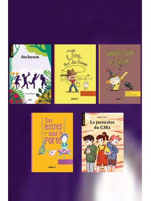 Pachet minibibliotecă Literatură în limba Franceză, pentru copii - (5 cărți)