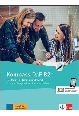 Kompass DaF C1.1, Kurs- und Übungsbuch mit Audios und Videos