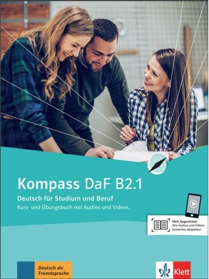 Kompass DaF C1.1, Kurs- und Übungsbuch mit Audios und Videos