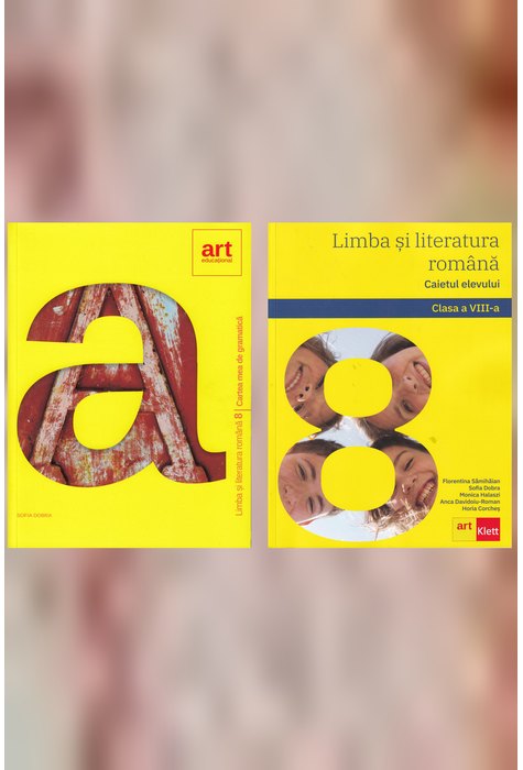 Set Limba și literatura română. Clasa a VIII-a. Caietul elevului + Gramatică
