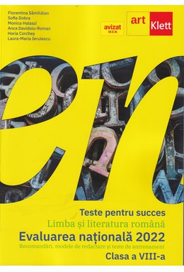 Set evaluare  Limba și literatura română. Clasa a VIII-a. Caietul elevului + Evaluare