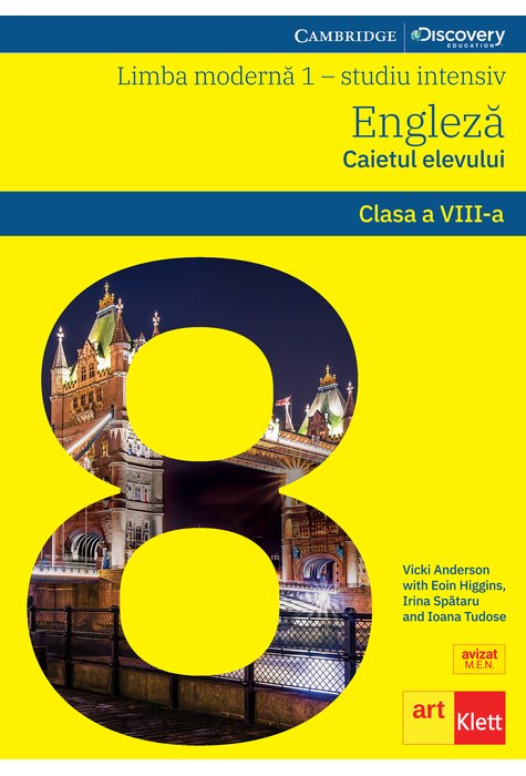 Limba engleza. Caietul elevului L1 intensiv. Clasa a VIII-a