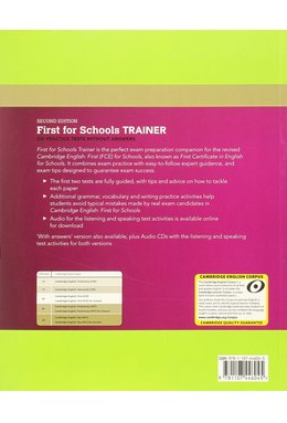 First for Schools Trainer 2nd ed. Six Practice Tests without Answers with Audio