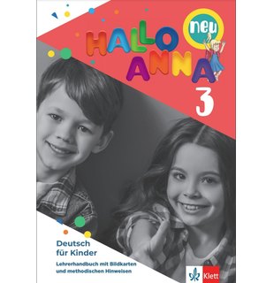 Hallo Anna 3 neu, Lehrerhandbuch mit Bildkarten und CD-ROM mit Kopiervorlagen