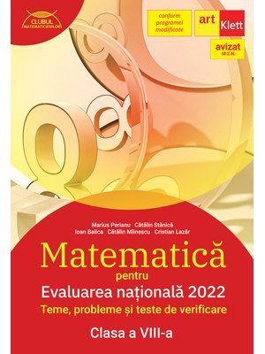 Evaluarea națională 2022. Matematică. Clasa a VIII-a