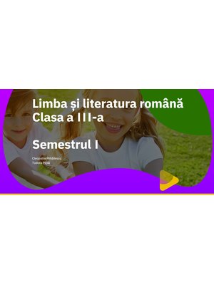 EduDigital ACCES INDIVIDUAL. Clasa a III-a - limba și literatura română