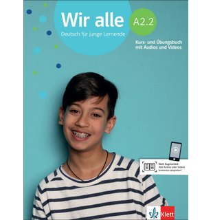 Wir alle A2.2, Kurs- und Übungsbuch mit Audios und Videos