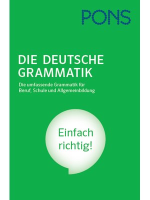 PONS Die deutsche Grammatik