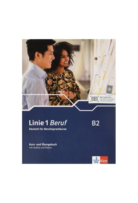 Linie 1 Beruf B2, Kurs- und Übungsbuch mit Audios und Videos