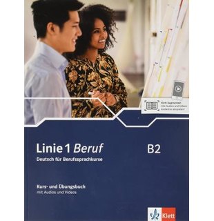 Linie 1 Beruf B2, Kurs- und Übungsbuch mit Audios und Videos