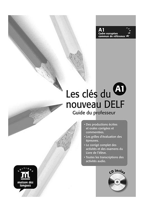 Les clés du nouveau DELF A1 – Guide pédagogique + CD audio