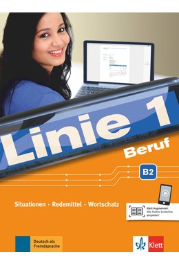 Linie 1 Beruf B2, Kurs- und Übungsbuch mit Audios