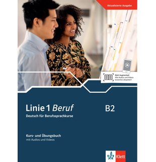 Linie 1 Beruf B2, Kurs- und Übungsbuch mit Audios und Videos