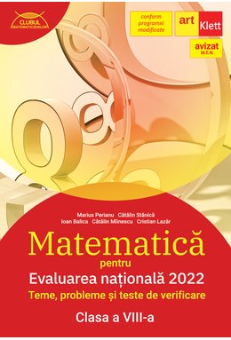 Pachet Evaluare Națională 2022 + Clubul Matematicienilor I+II