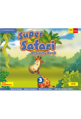 Pachet Super Safari 3 clasa pregătitoare. Cartea + Caietul. Limba Enlgleză