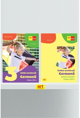 Pachet Manual + Caiet clasa a III-a. Limba Germană
