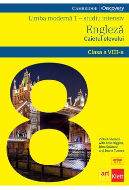 Pachet Manual + Caiet clasa a VIII-a. Limba Engleză L1 intensiv