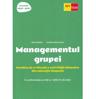 Managementul grupei AN SCOLAR 2022-2023