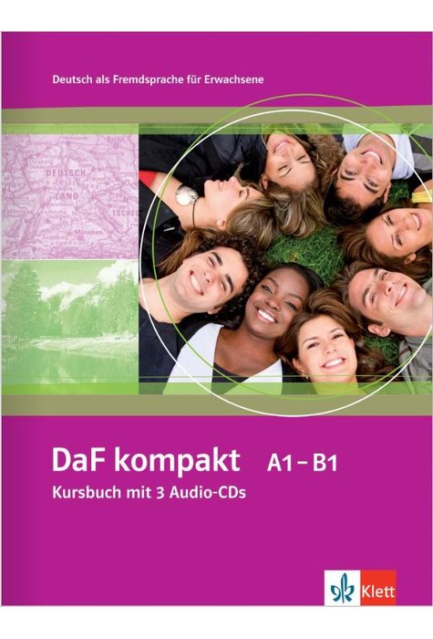 DaF kompakt A1-B1, Kursbuch mit 3 Audio-CDs