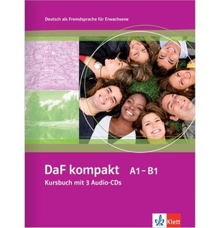 DaF kompakt A1-B1, Kursbuch mit 3 Audio-CDs