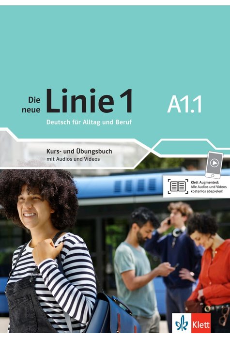 Die neue Linie 1 A1.1, Kurs- und Übungsbuch mit Audios und Videos