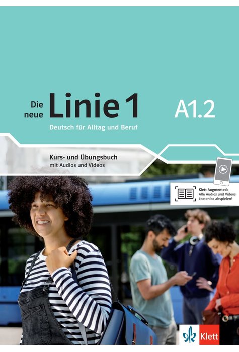 Die neue Linie 1 A1.2, Kurs- und Übungsbuch mit Audios und Videos