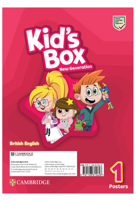 Kid's Box New Generation Level 1 Posters British English