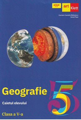 Pachet geografie pentru clasa a V-a(atlas Terra + caiet)