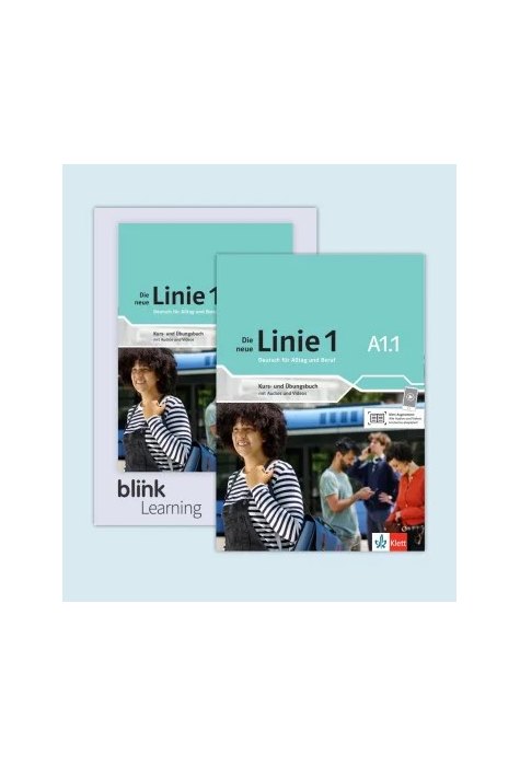 Die neue Linie 1 A1.1 - Media Bundle BlinkLearning,Kurs- und Übungsbuch mit Audios und Videos inklusive Lizenzcode BlinkLearning (14 Monate)