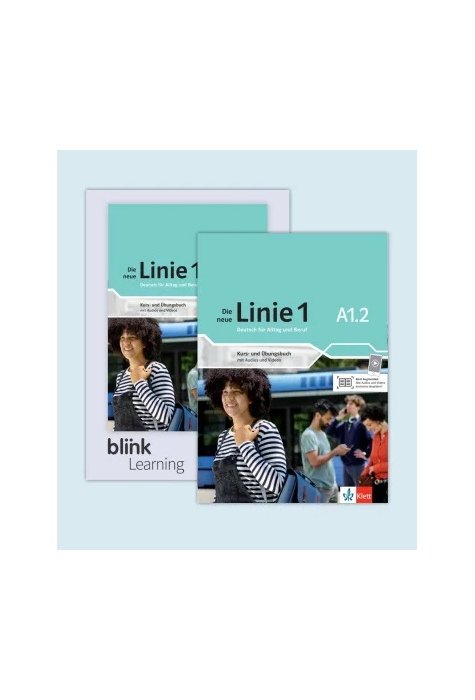 Die neue Linie 1 A1.2 - Media Bundle BlinkLearning, Kurs- und Übungsbuch mit Audios und Videos inklusive Lizenzcode BlinkLearning (14 Monate)