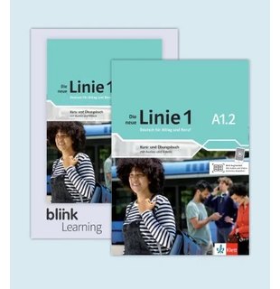 Die neue Linie 1 A1.2 - Media Bundle BlinkLearning, Kurs- und Übungsbuch mit Audios und Videos inklusive Lizenzcode BlinkLearning (14 Monate)