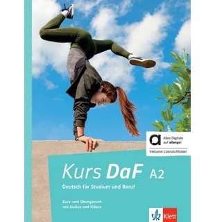 Kurs DaF A2 - Hybride Ausgabe allango, Kurs- und Übungsbuch mit Audios und Videos inklusive Lizenzschlüssel allango (24 Monate)