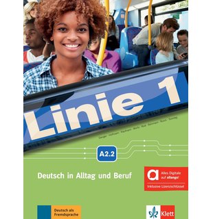 Linie 1 A2.2 - Kurs- und Übungsbuch mit Audios und Videos inklusive Lizenzschlüssel allango (24 Monate)