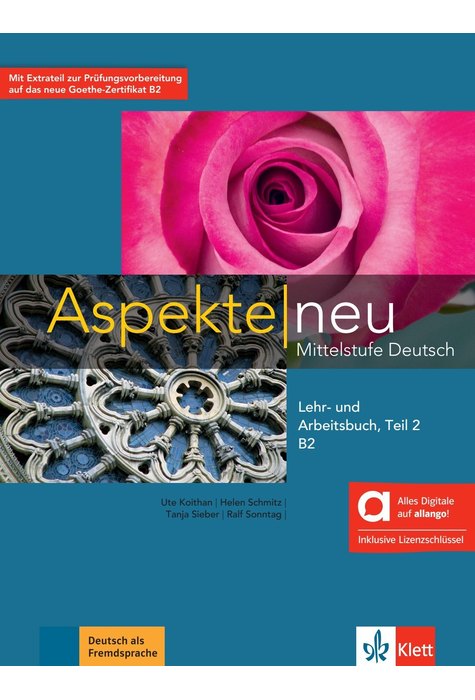 Aspekte neu B2 Teil 2 - Lehr- und Arbeitsbuch, Teil 2 inklusive Lizenzschlüssel allango (24 Monate)