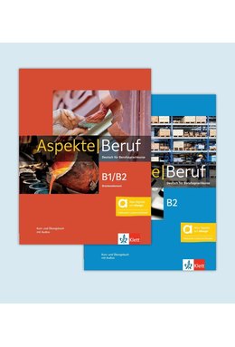 Aspekte Beruf B1/B2 Brückenelement und B2 - Paket aus den Kurs- und Übungsbüchern inklusive Lizenzschlüssel allango (24 Monate)