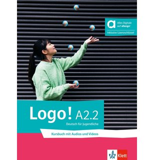 Logo! A2.2, Kursbuch mit Audios und Videos inklusive Lizenzschlüssel allango (24 Monate)