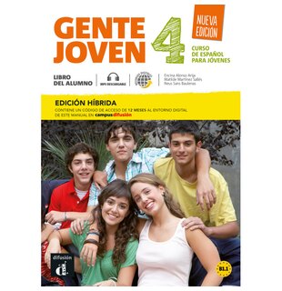 Gente joven 4 Nueva edici&oacute;n - Edici&oacute;n h&iacute;brida - Libro del alumno