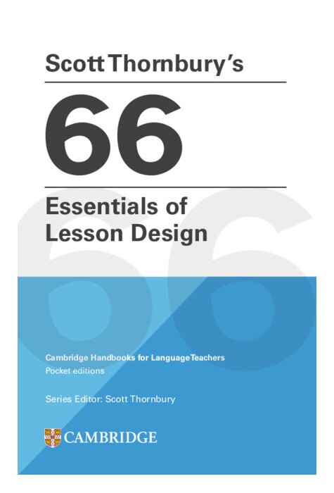 Scott Thornbury's 66 Essentials of Lesson Design Paperback
