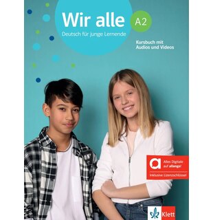 Wir alle A2 Kursbuch mit Audios und Videos inklusive Lizenzschlüssel allango (24 Monate) - Hybride Ausgabe allango