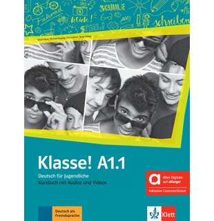 Klasse! A1.1 Kursbuch mit Audios und Videos inklusive Lizenzschl&uuml;ssel allango (24 Monate) - Hybride Ausgabe allango