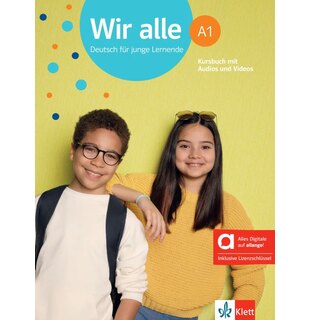 Wir alle A1  Kursbuch mit Audios und Videos inklusive Lizenzschl&uuml;ssel allango (24 Monate) - Hybride Ausgabe allango