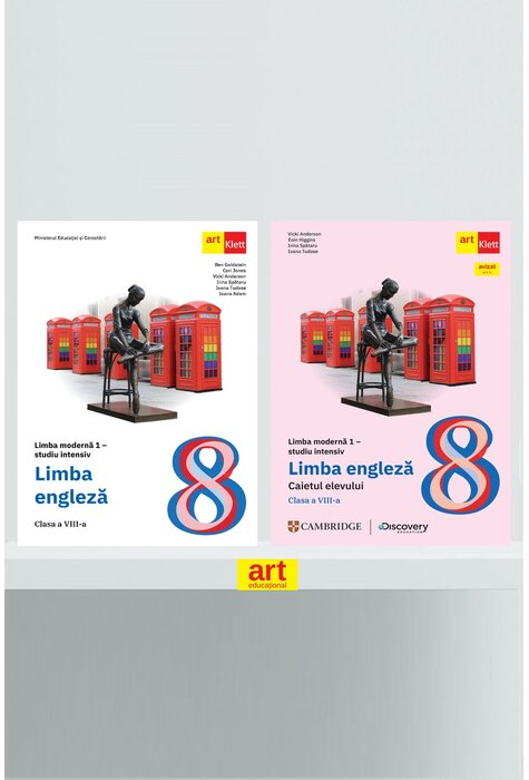 Pachet Manual + Caiet clasa a VIII-a. Limba Engleză L1 intensiv