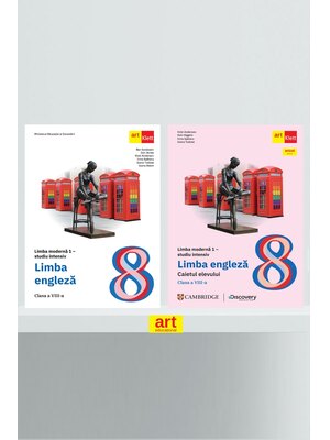 Pachet Manual + Caiet clasa a VIII-a. Limba Engleză L1 intensiv