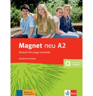 Magnet neu A2, Kursbuch mit Audio