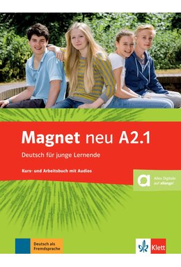 Magnet neu A2.1, Kurs- und Arbeitsbuch mit Audio