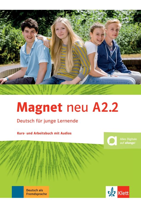 Magnet neu A2.2, Kurs- und Arbeitsbuch mit Audio